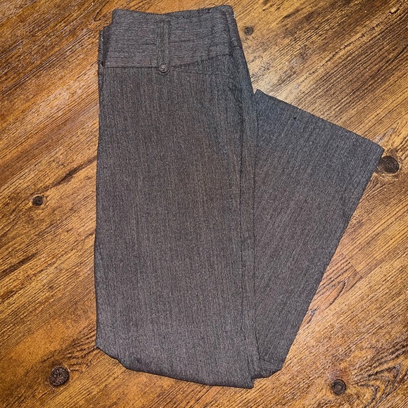 Maurices Pants - LAST CALL NWT Maurice’s Heathered Brown Bootcut Trousers Womens Size 7/8 Reg.